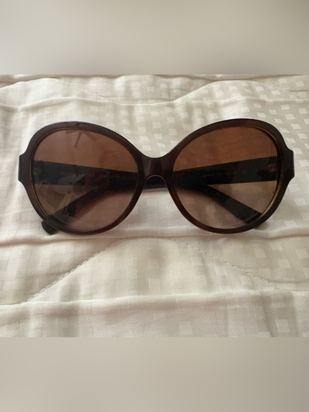 Michael Kors Oversized Brown Round Sunglasses